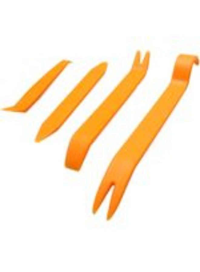 4pcs Panel Trim Auto Removal Tool Door Clip Removal Tool Pry Tool Kit Car Dash Audio Installer Radio Removal Pry Kit Tool Multicolour - Image 4